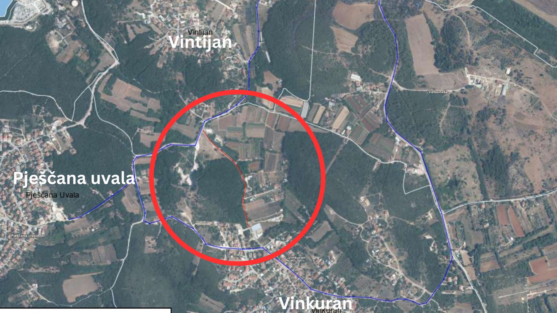 Obavijest o radovima i privremenom zatvaranju ceste - Vinkuran